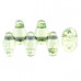 Abalorios Matubo MiniDuo 2.5x4mm Luster - transparent light green